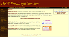 Desktop Screenshot of dfwparalegalservice.com